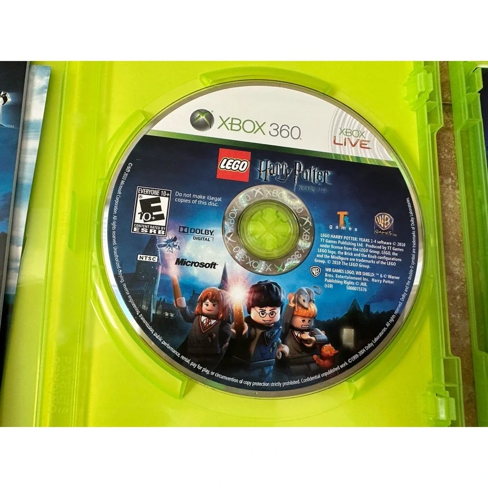 Lot Of 2 Lego Xbox 360 Video Games Harry Potter, Batman 2 DC Super Heroes